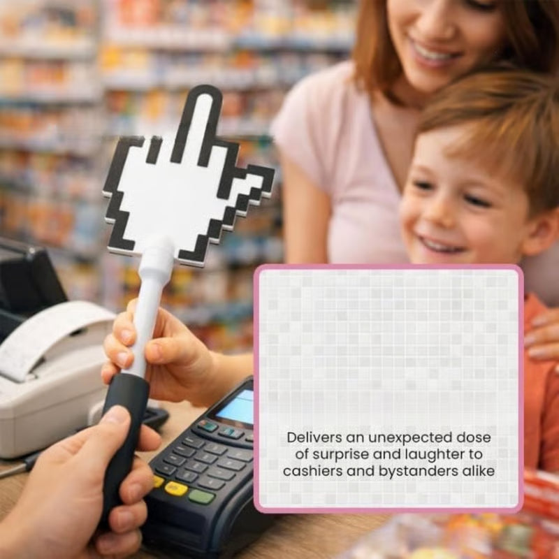 🎁🎉Only $14.90 This Week🌟🎉Middle Finger Wand Tap-to-Pay Card Holder