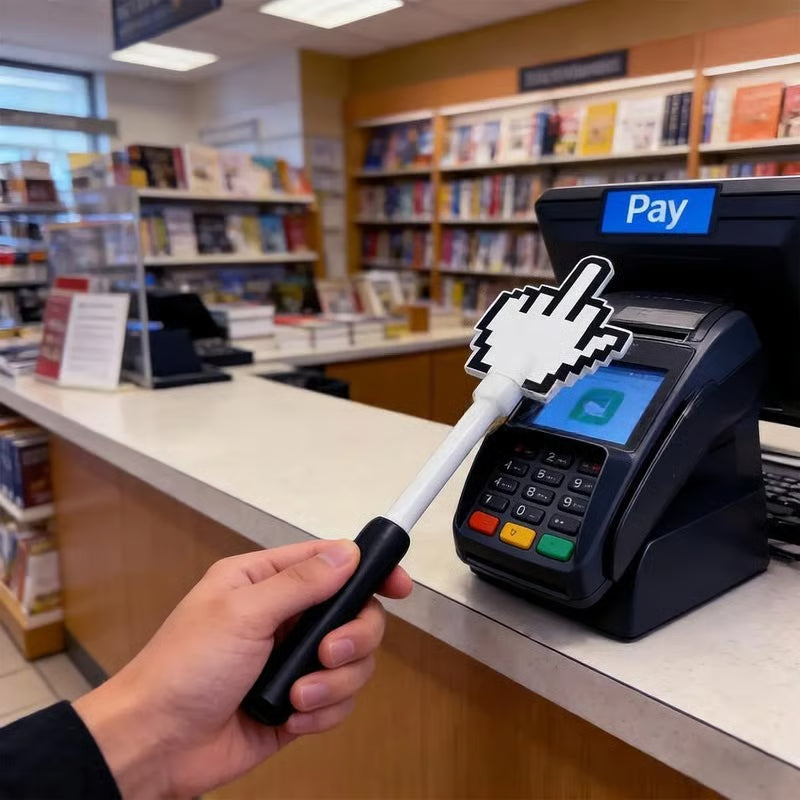 🎁🎉Only $14.90 This Week🌟🎉Middle Finger Wand Tap-to-Pay Card Holder