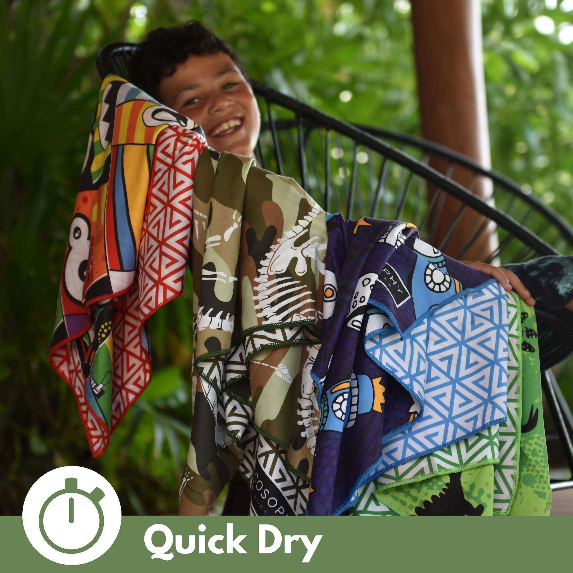 Camo Dino - Kids Towel