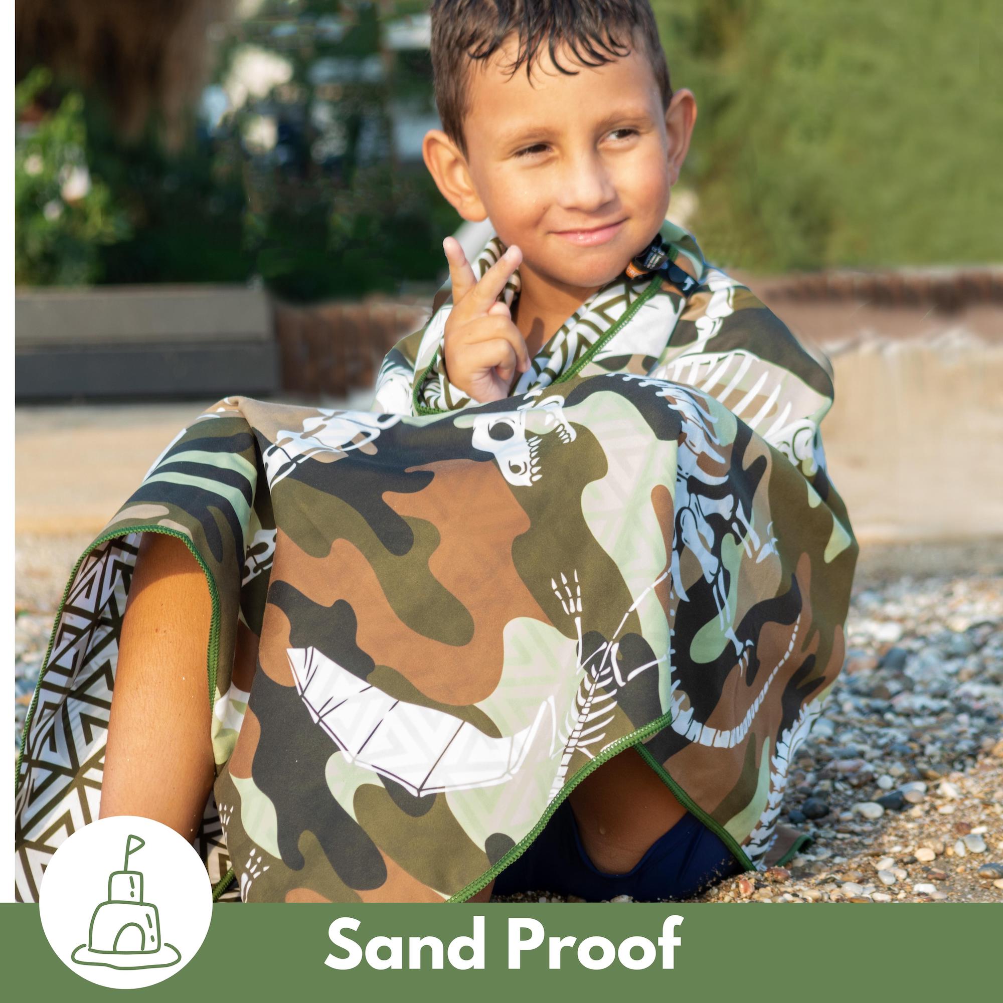 Camo Dino - Kids Towel