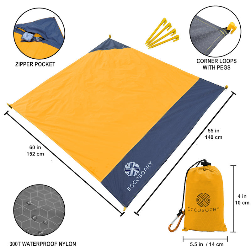 Orange Pocket Blanket