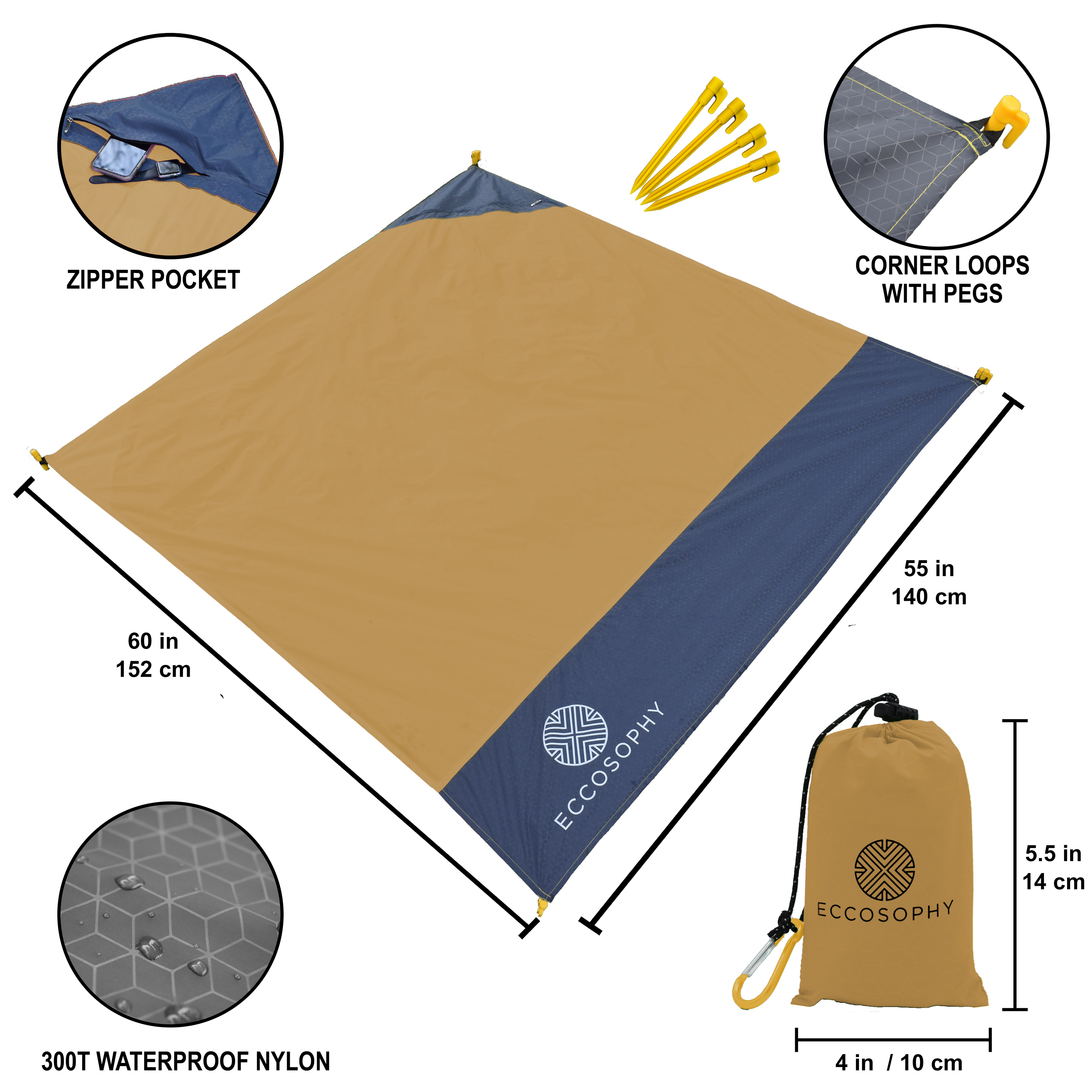 Caramel Picnic Blanket