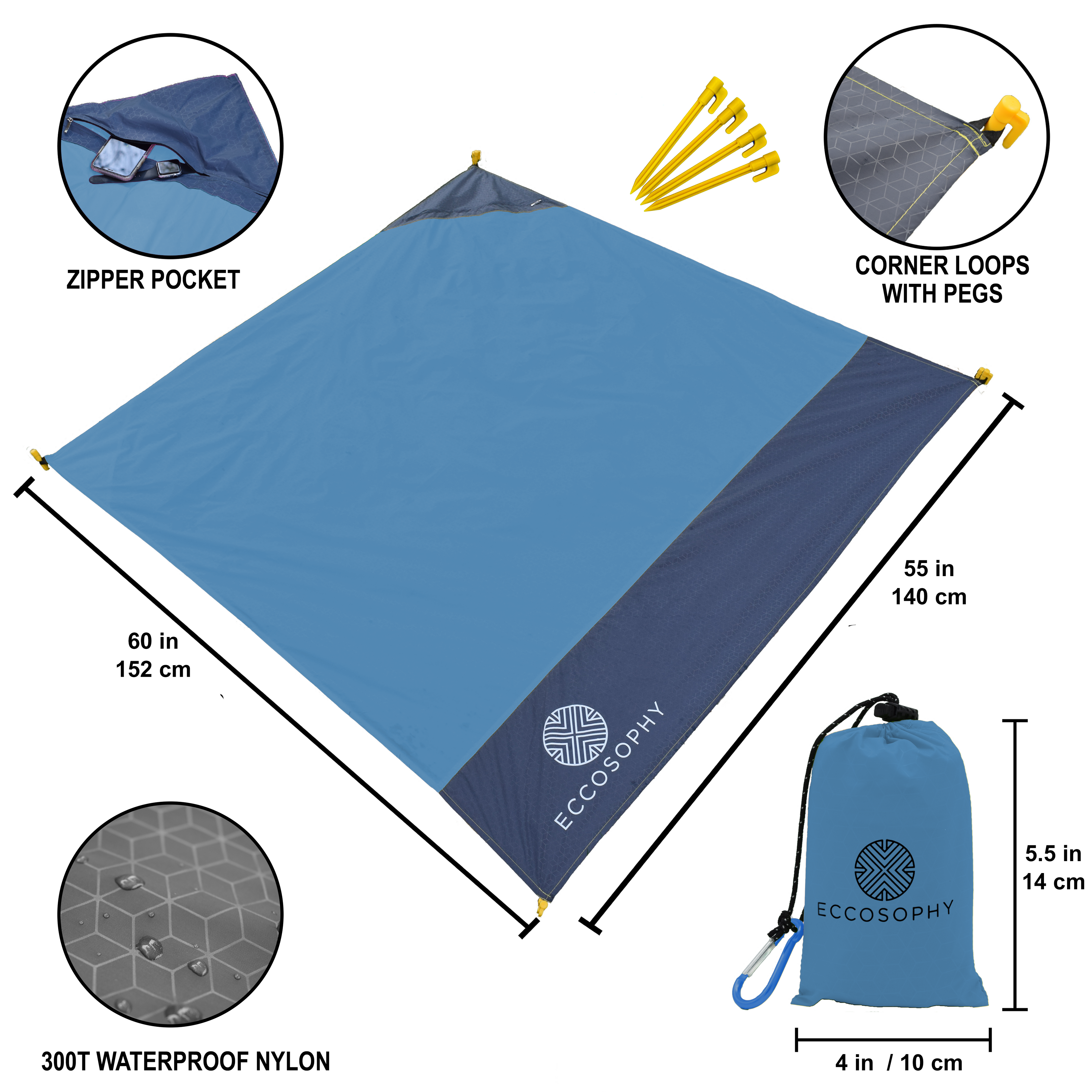 Denim Picnic Blanket