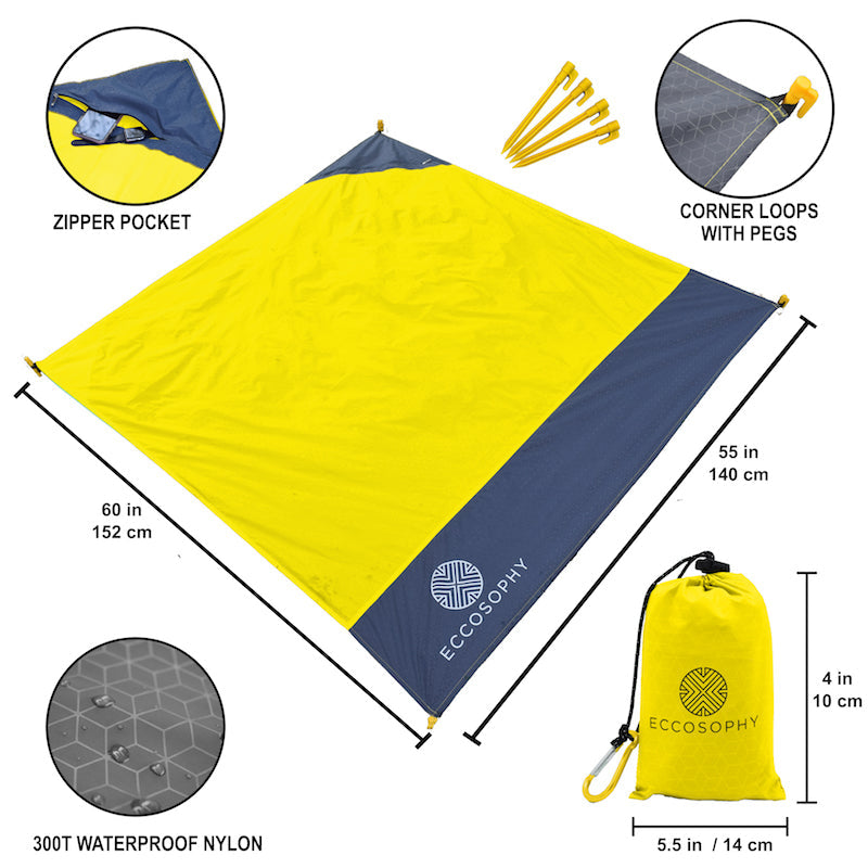 Yellow Pocket Blanket