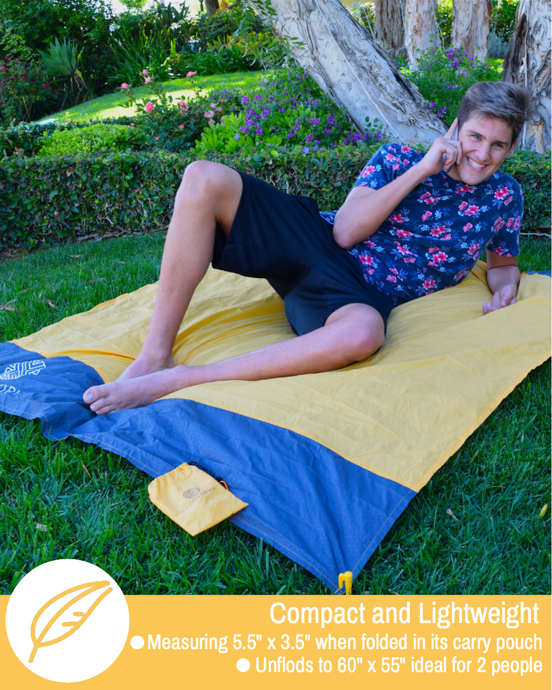 Orange Pocket Blanket