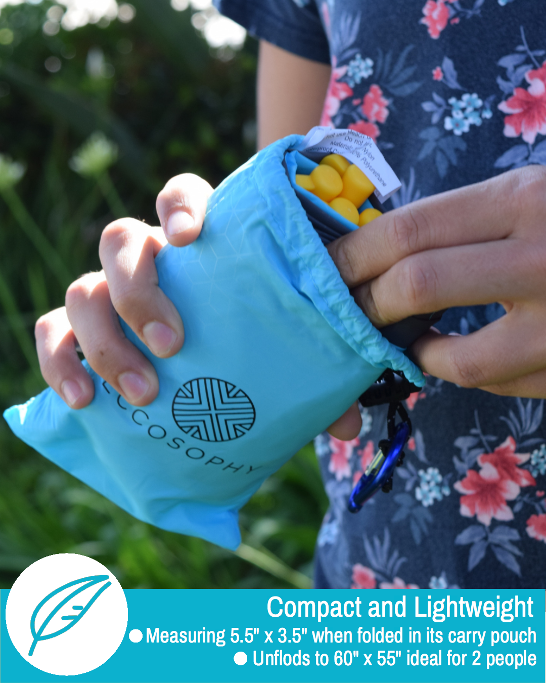 Blue Pocket Blanket