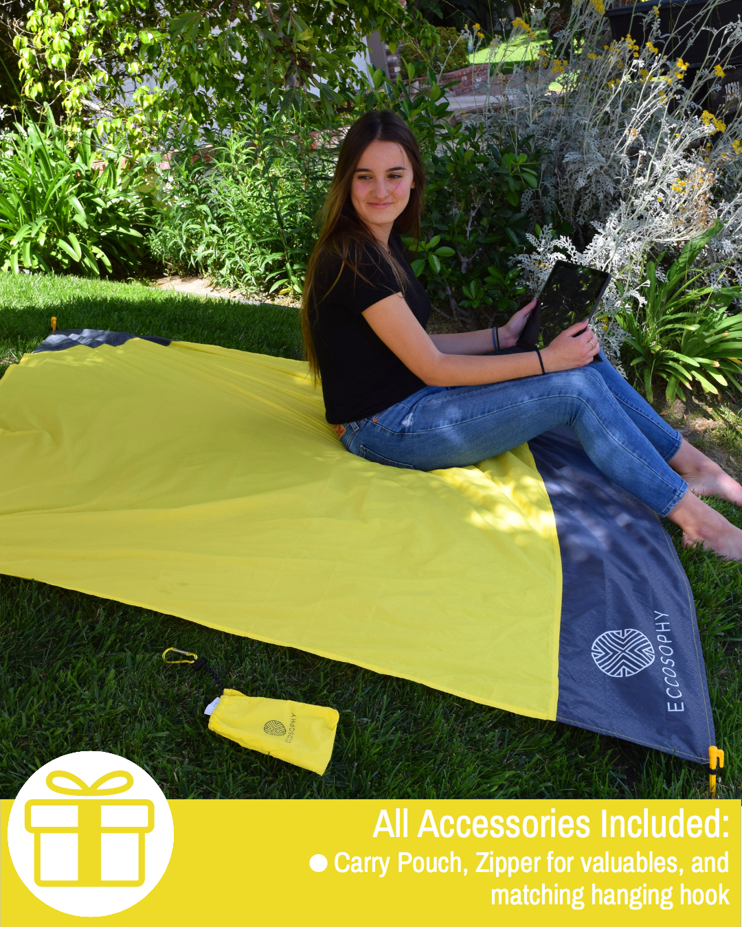 Yellow Pocket Blanket